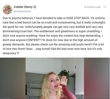 🔥 Colette cherry  page leaked private photo uncensored full